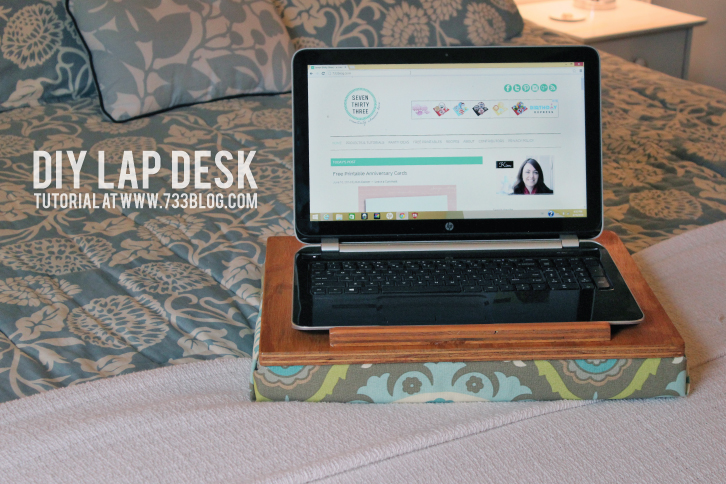 DIY Lap desk with old pillow, DIY laptop lap desk