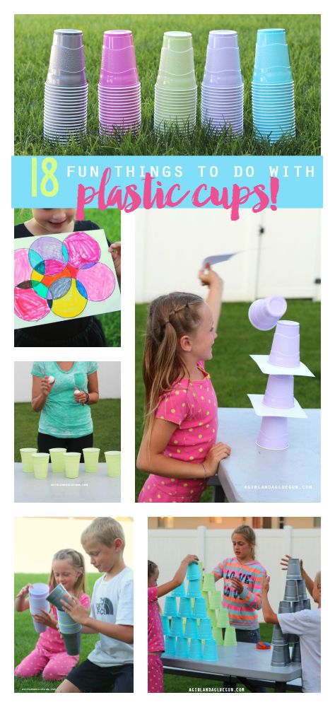Fun Things to do with Plastic Cups - Inspiration Made Simple