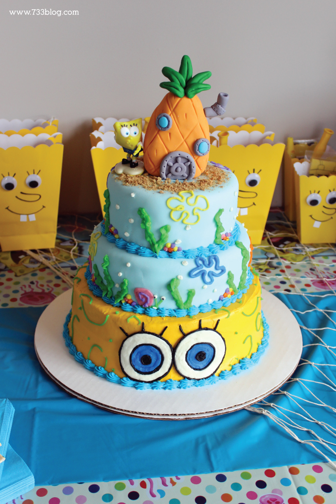 Spongebob Cake | Chocolate cake with chocolate buttercream c… | Flickr